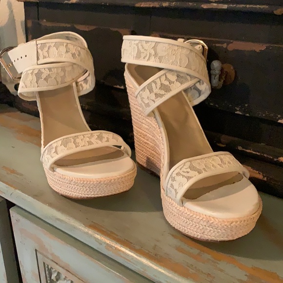 Never worn Stuart weitzman wedges . - Picture 1 of 3